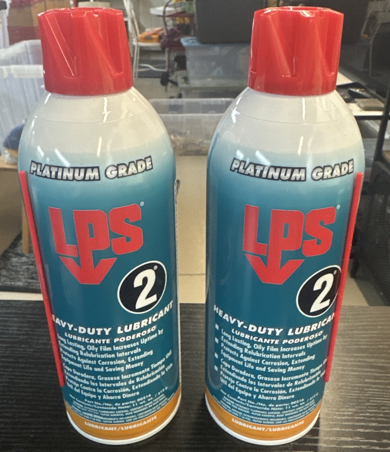 2 PACK ~ NEW LPS 00216 LPS #2 Heavy-Duty Brown Penetrating Lubricant, 11 OZ Cans