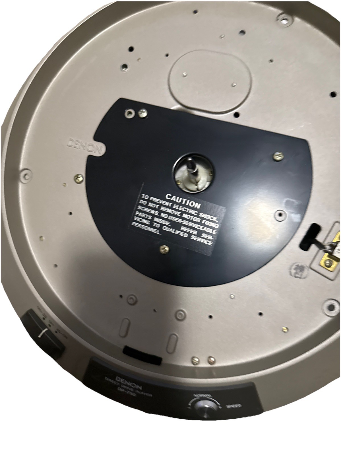 DENON DP-750 Direct Drive Turntable Analog Record Player Japan