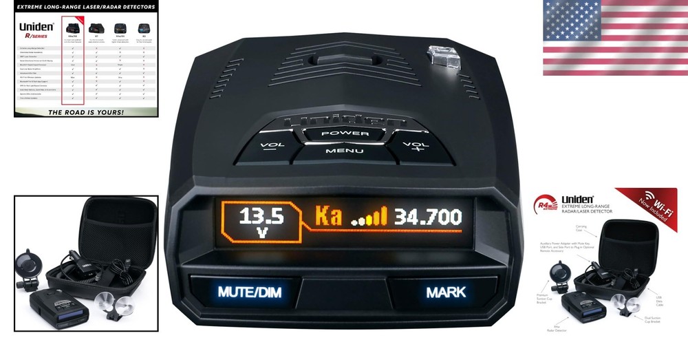Extreme Long-Range Laser/Radar Detector, Record Shattering Performance, 360° ...