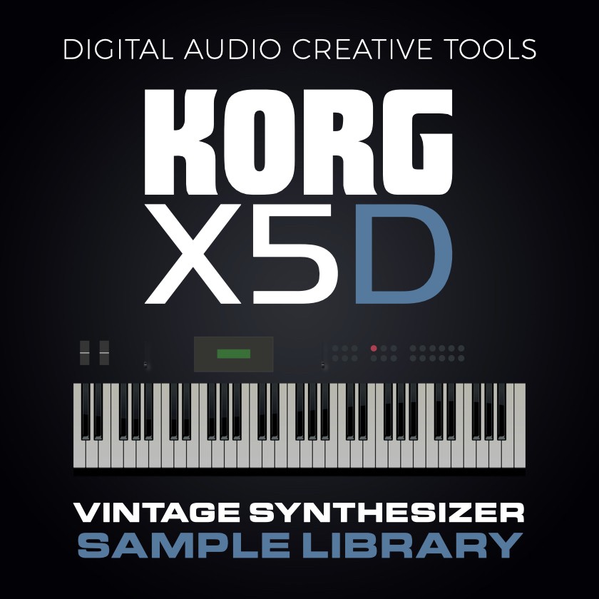 Korg X5D Synthesizer Sample Library (Instant Delivery)