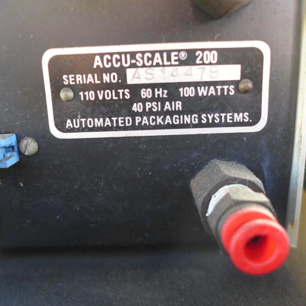 AUTOBAG HS-100 AUTOMATED BAGGING SYSTEM LABEL PRINTER / ACCU SCALE 220