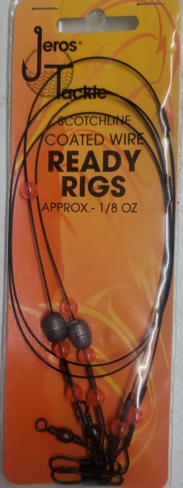 Ready Rig Egg Sinker 2 Scotchline 1/8 oz., coated wire leaders