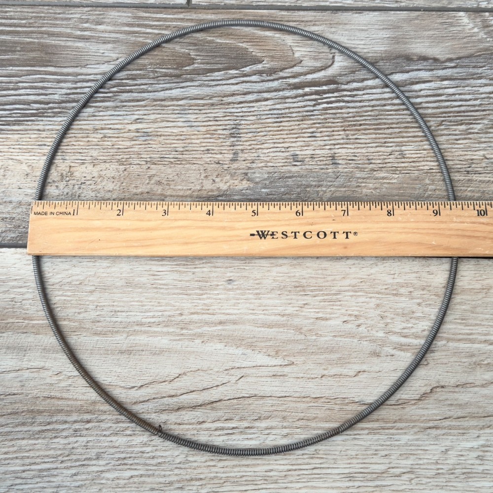 Vintage Original Simplex Clock Glass Retaining Ring Spring For 10" Wall Clock