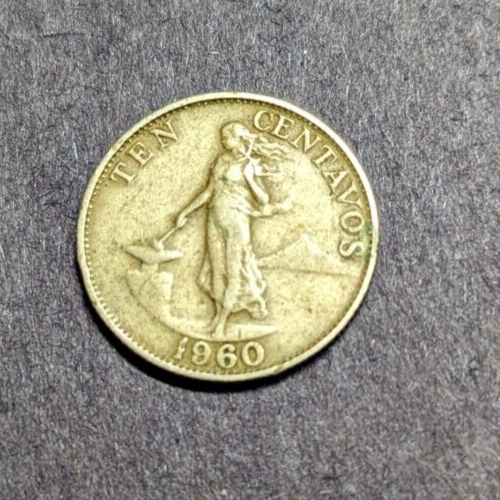 Philippines 10 Centavos 1960 Good