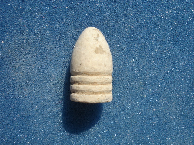 Excavated Civil War .58 Caliber 3-Ring Bullet Minie Ball dug in Kennesaw, Ga.