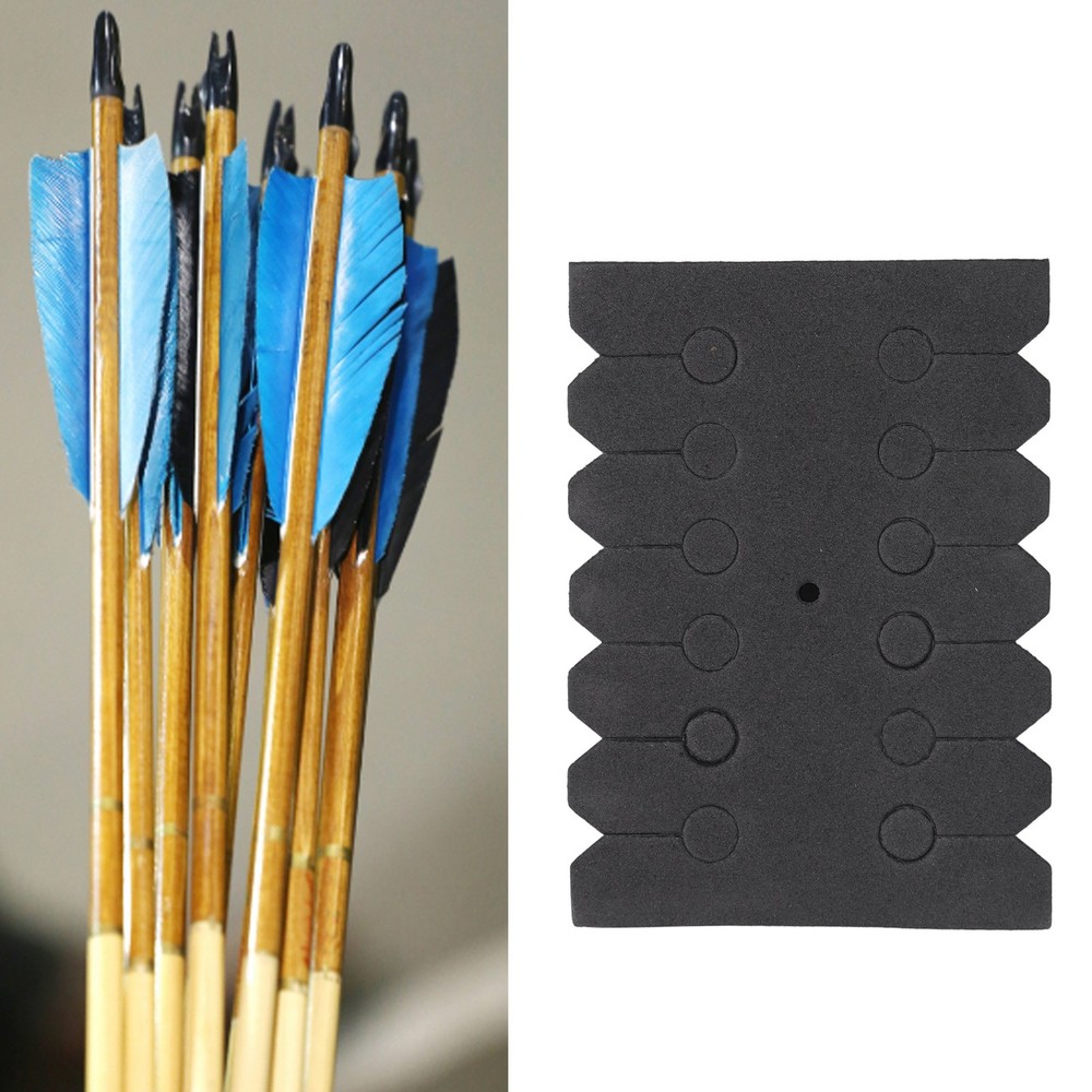 20Pcs Archery Rack EVA Black Rectangular 12 Arrows Separator Storage WT