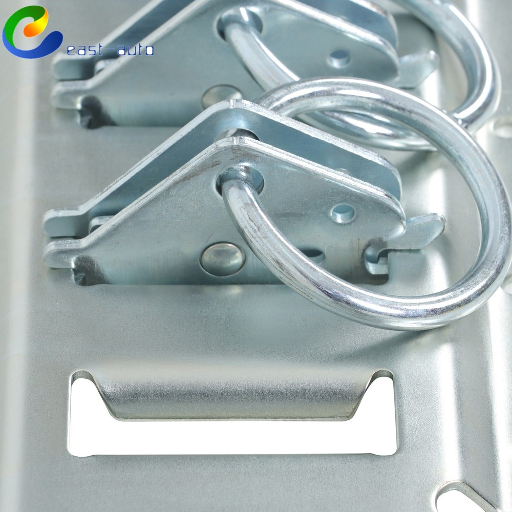 Silver 12 Pack 60" E Track Rail Sections With Mounting Hardware Fit For Trucks