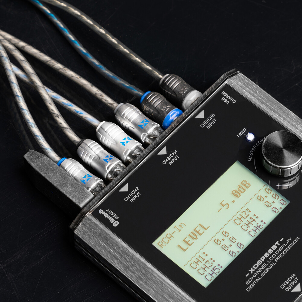 NVX XDSP66BT BLUETOOTH 15 Band Parametric EQ Digital Signal Processor (DSP)