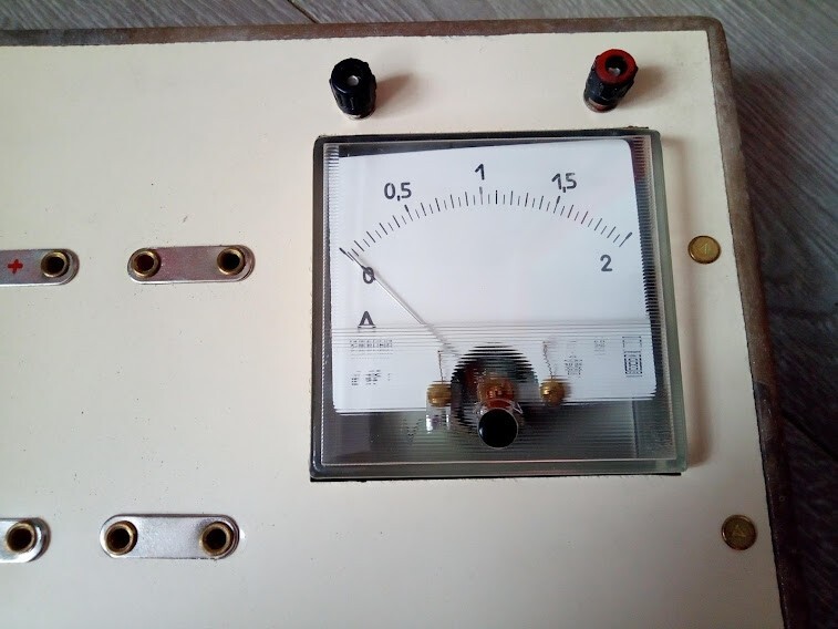 Vintage Voltmeter Ammeter Physics Teaching Aids School Soviet loft decor USSR 80
