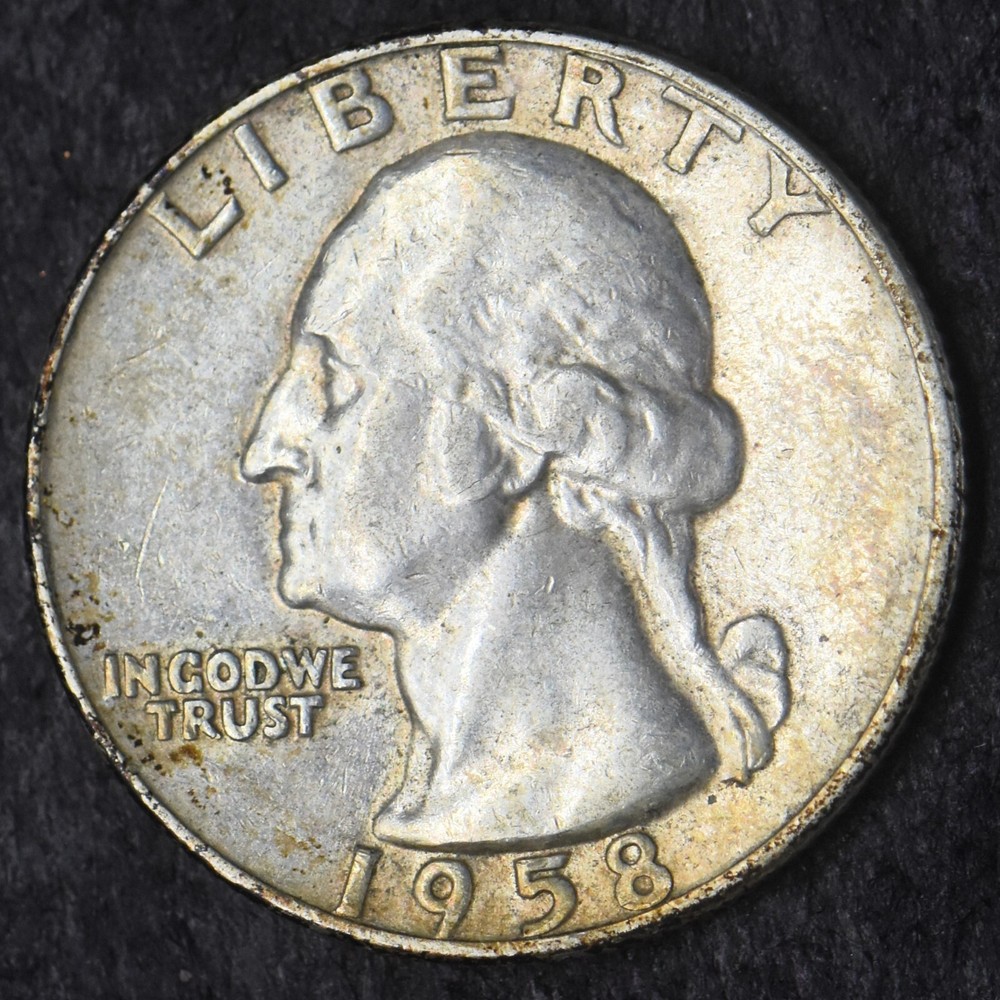 1958-D Washington Silver Quarter Dollar 25C - COINGIANTS -