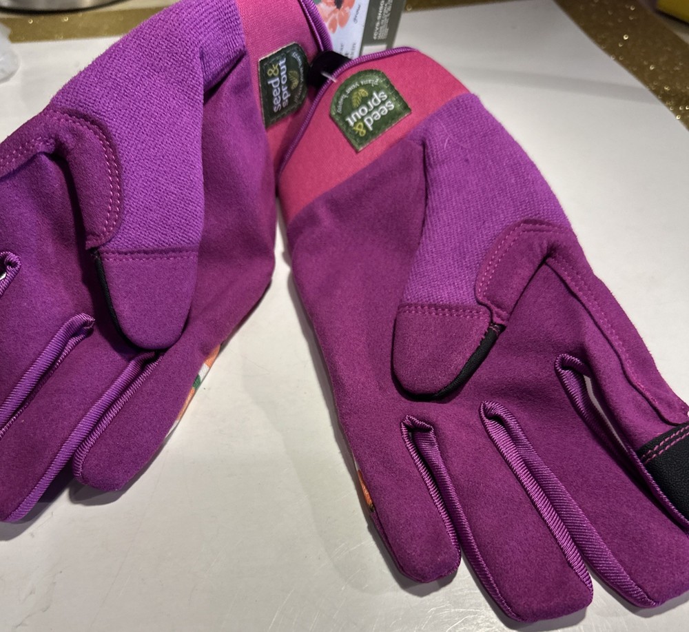 Seed & Sprout Gardening Gloves - August Bloom - Tech Fingertips!