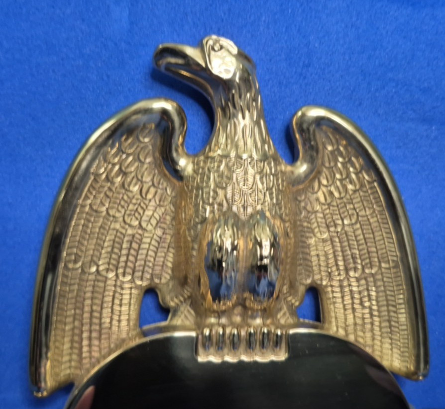 8" Brass American Eagle Door Knocker "EB"