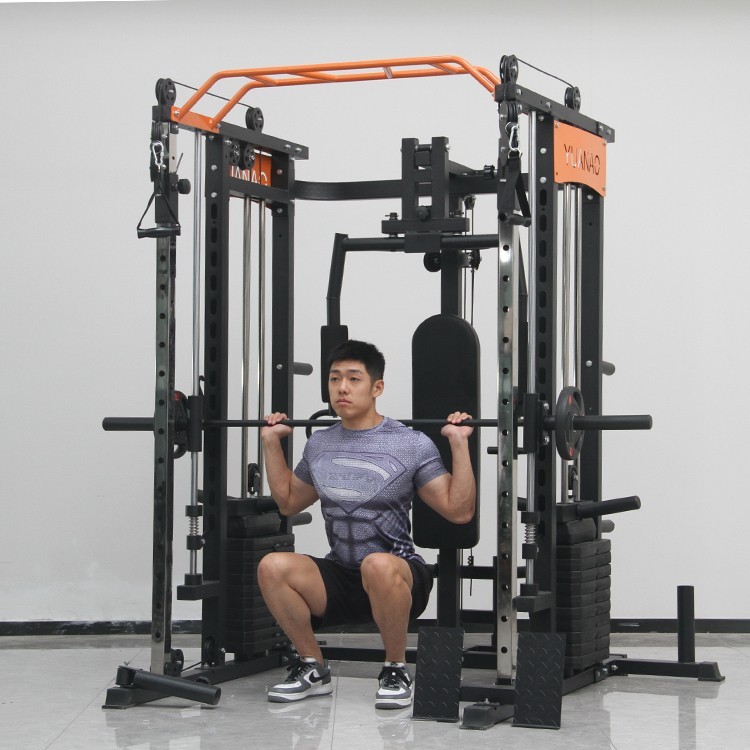 Multi function smith machine cable pully machine