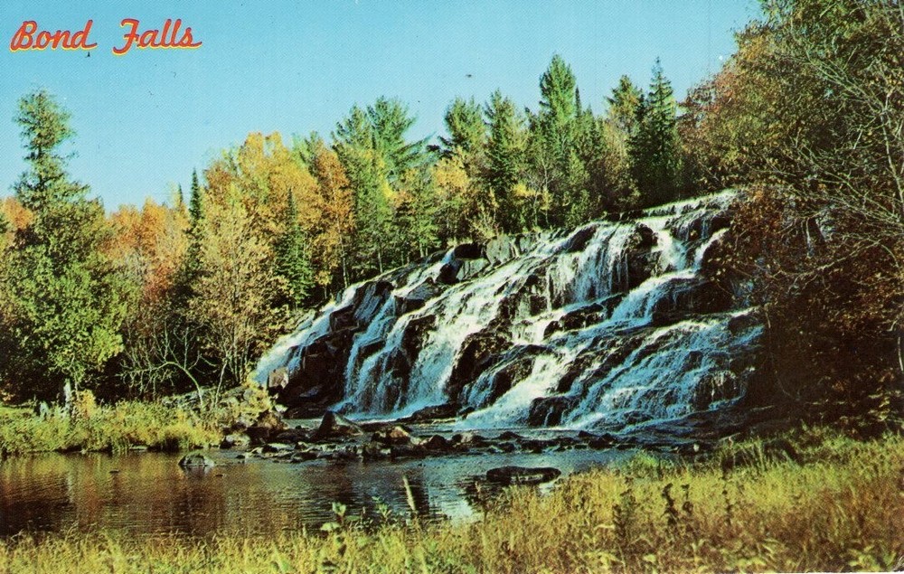 BOND FALLS, MI  - PC2596