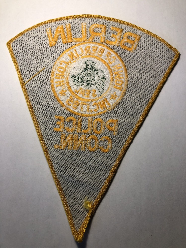 Berlin Connecticut Police Patch
