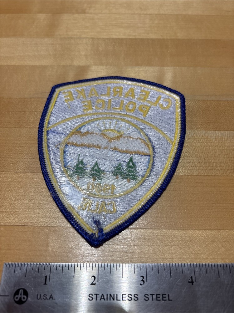 Clearlake California Police Patch