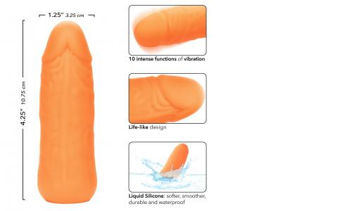 Mini Vibrating Studs Orange