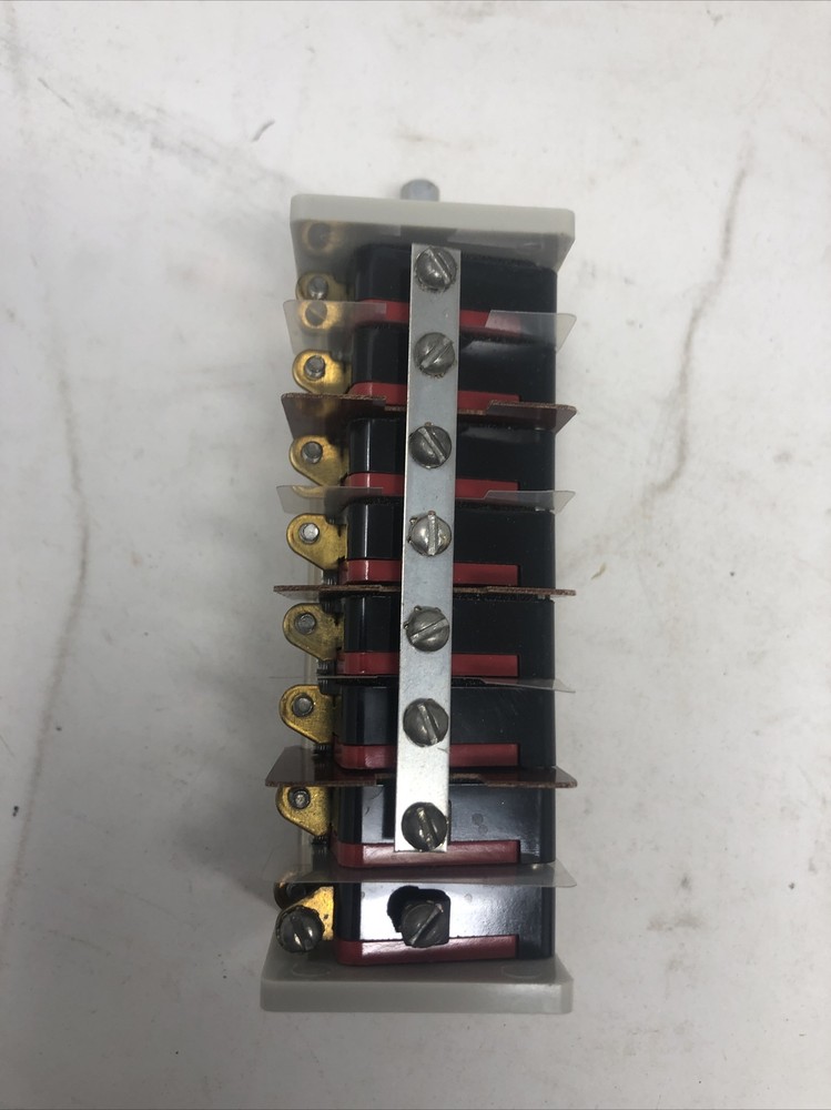 MICROSWITCH 8-GANG PROGRAMMABLE MICROSWITCH ASSEMBLY 1RM8-20 - NOS