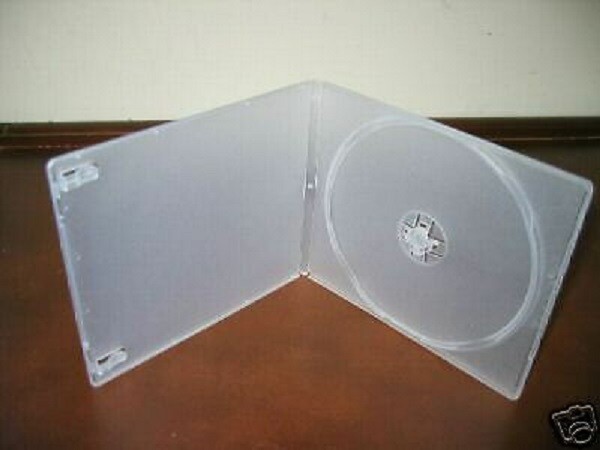 10 PCS NEW 7MM SLIM POLY CD POLY CASES, WITH SLEEVE, CLEAR,  PSC7-ST