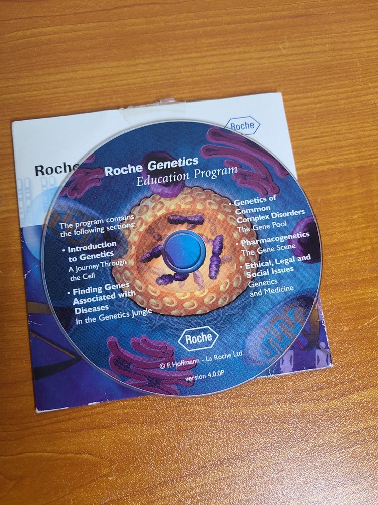 Roche Genetics Education Program CD-Rom Disc NEW