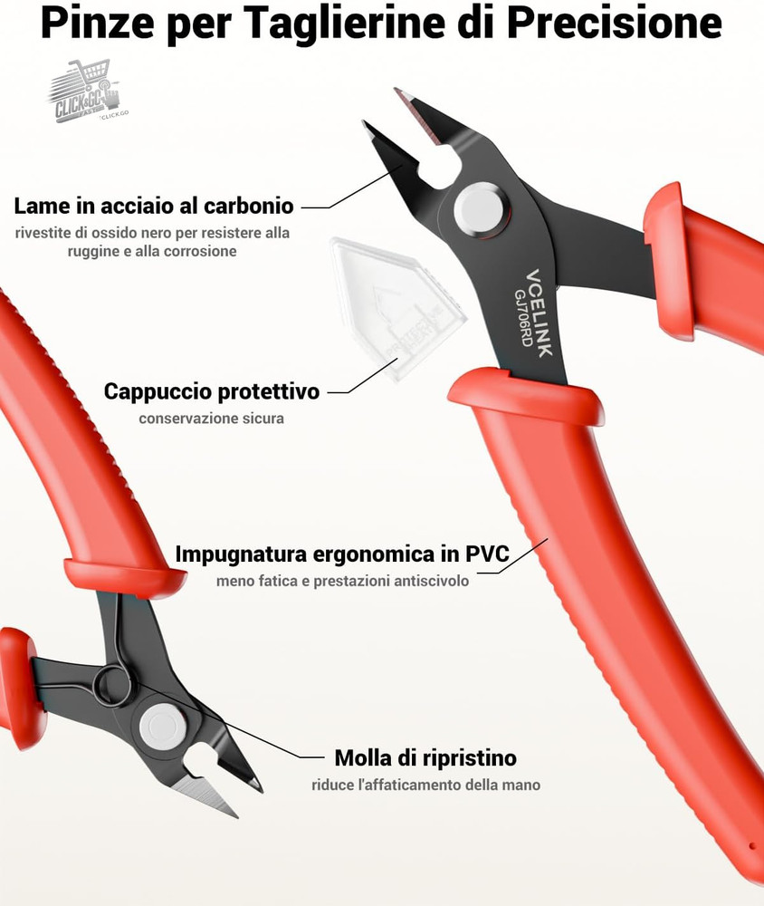 Electronic Copper Wire Cutting Pliers Precision Cutting Pliers Bl