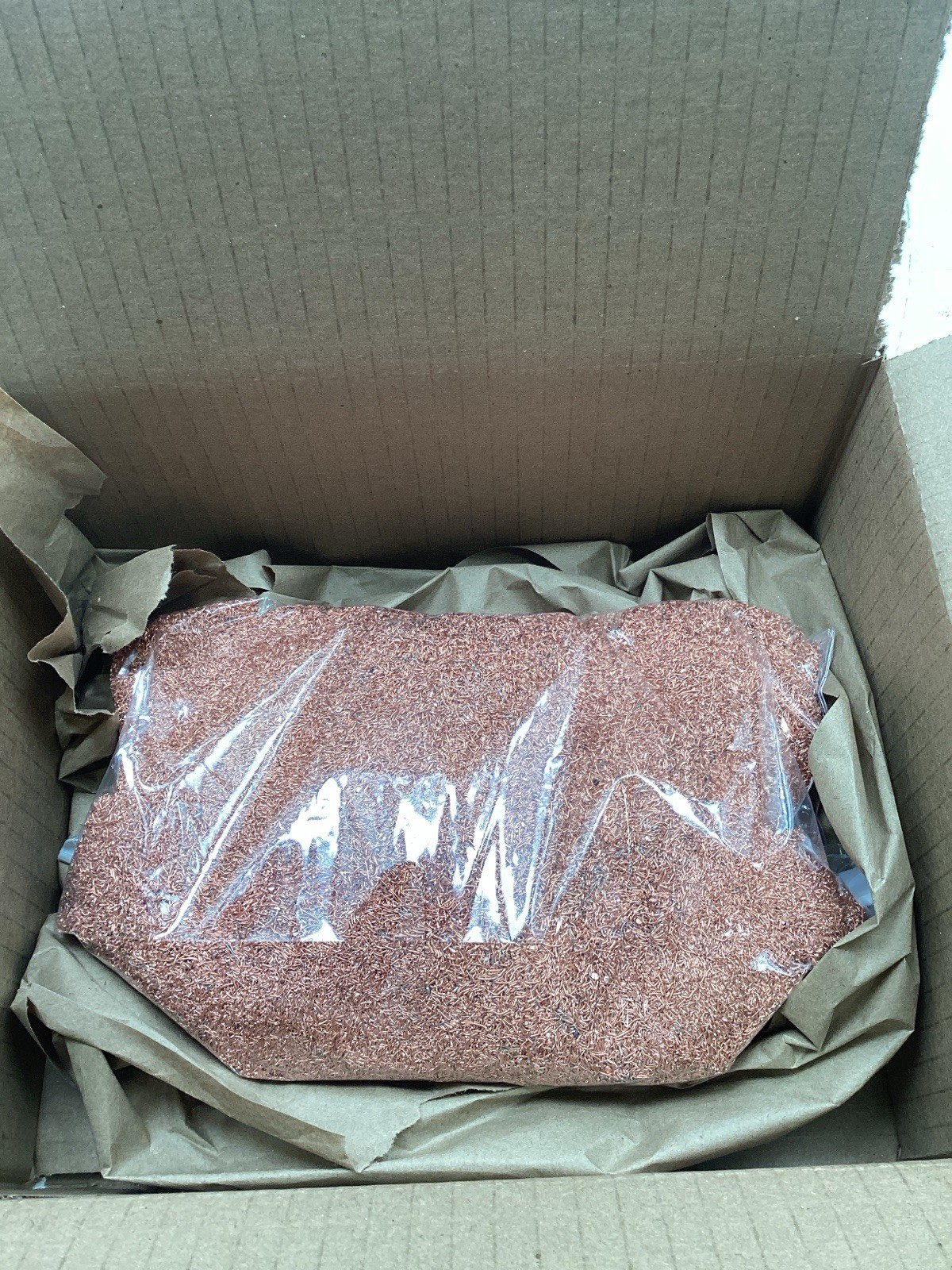 Pure Copper Shavings Grains Chop Grain Casting Smelting 10 lb. Bag