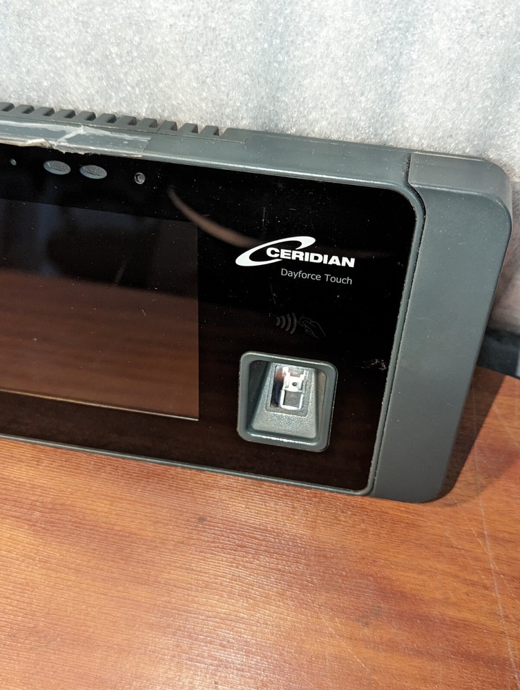CERIDIAN DFTOUCH DAYFORCE TOUCH TIME CLOCK, "Check Desc"