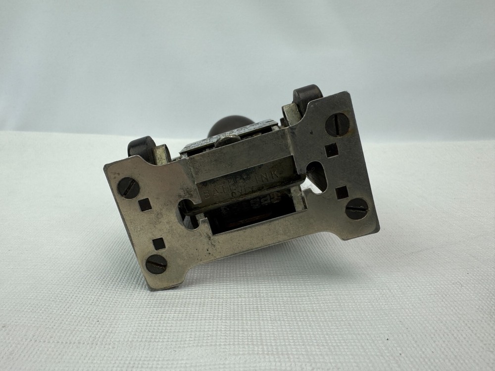 Vintage Bates Numbering Machine 6 Wheel Style E Stamper Non-Working Display