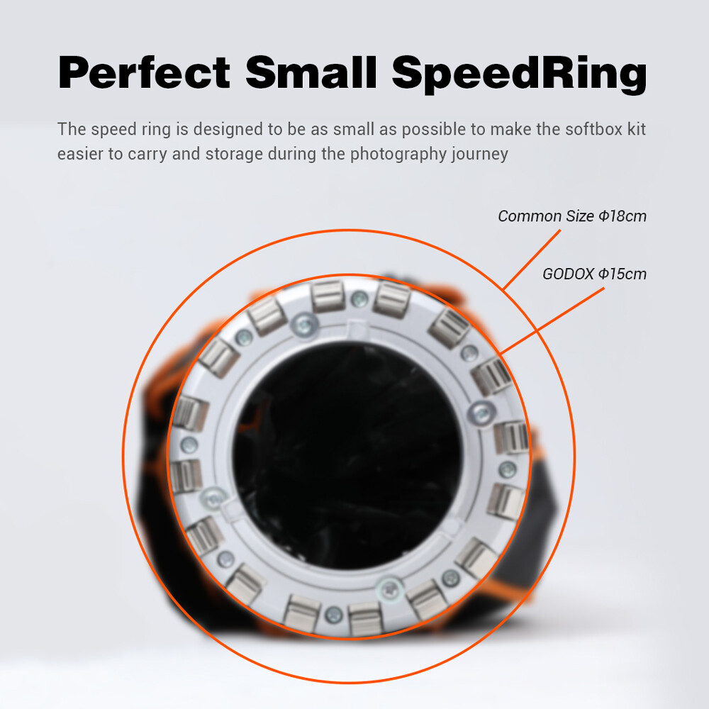 US Godox QR-P70 Quickly Release Parabolic Deep Softbox for Bowens Studio Flash