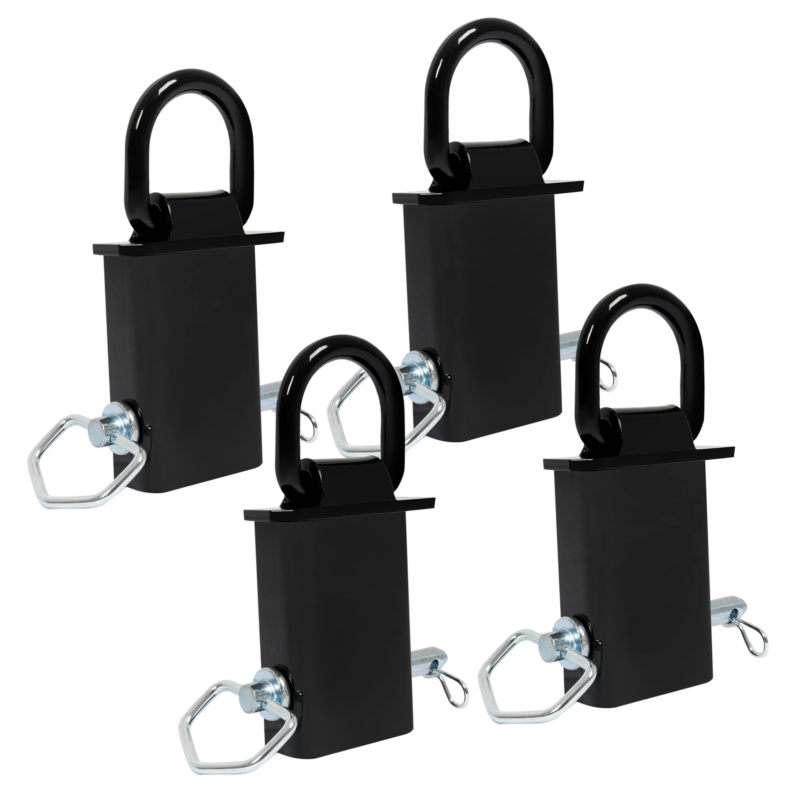 Stake Pocket D Rings 4Pcs 12,000lbs Heavy Duty Removable For Utility Trailers