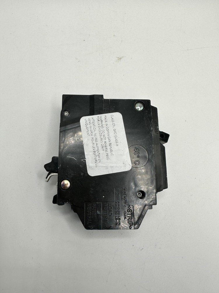 USED THQL1120PDF GE 20A AFCI/GFCI DUAL-FUNCTION PLUG-ON NUETRAL CIRCUIT BREAKERS