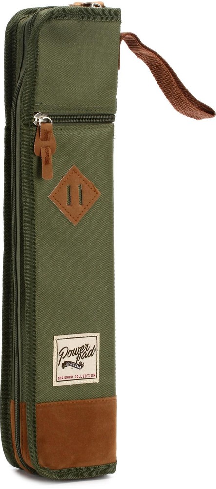 Tama Powerpad Designer Stick Bag - Moss Green - Compact (3-pack) Bundle