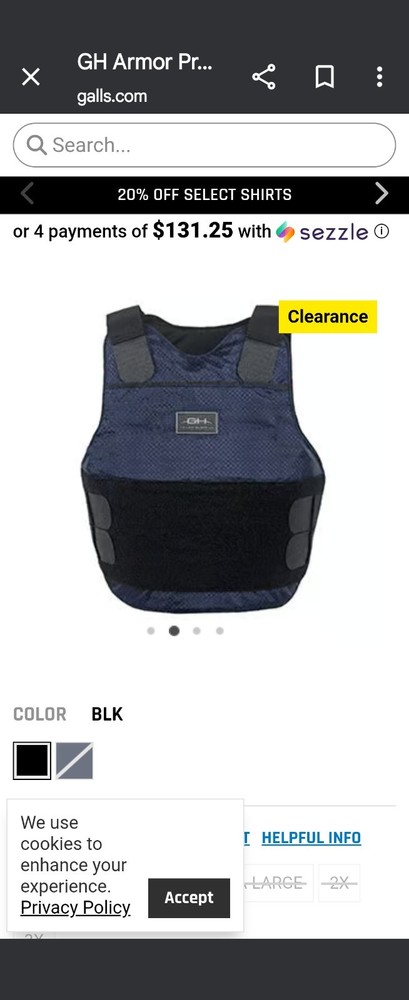 Level 3A Bulletproof Vest GH 3A
