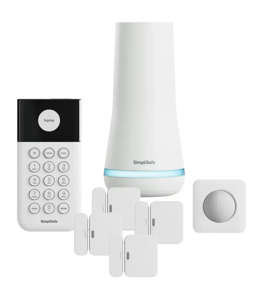 SimpliSafe 7 PIECE Indoor Security System Motion Sensor - White