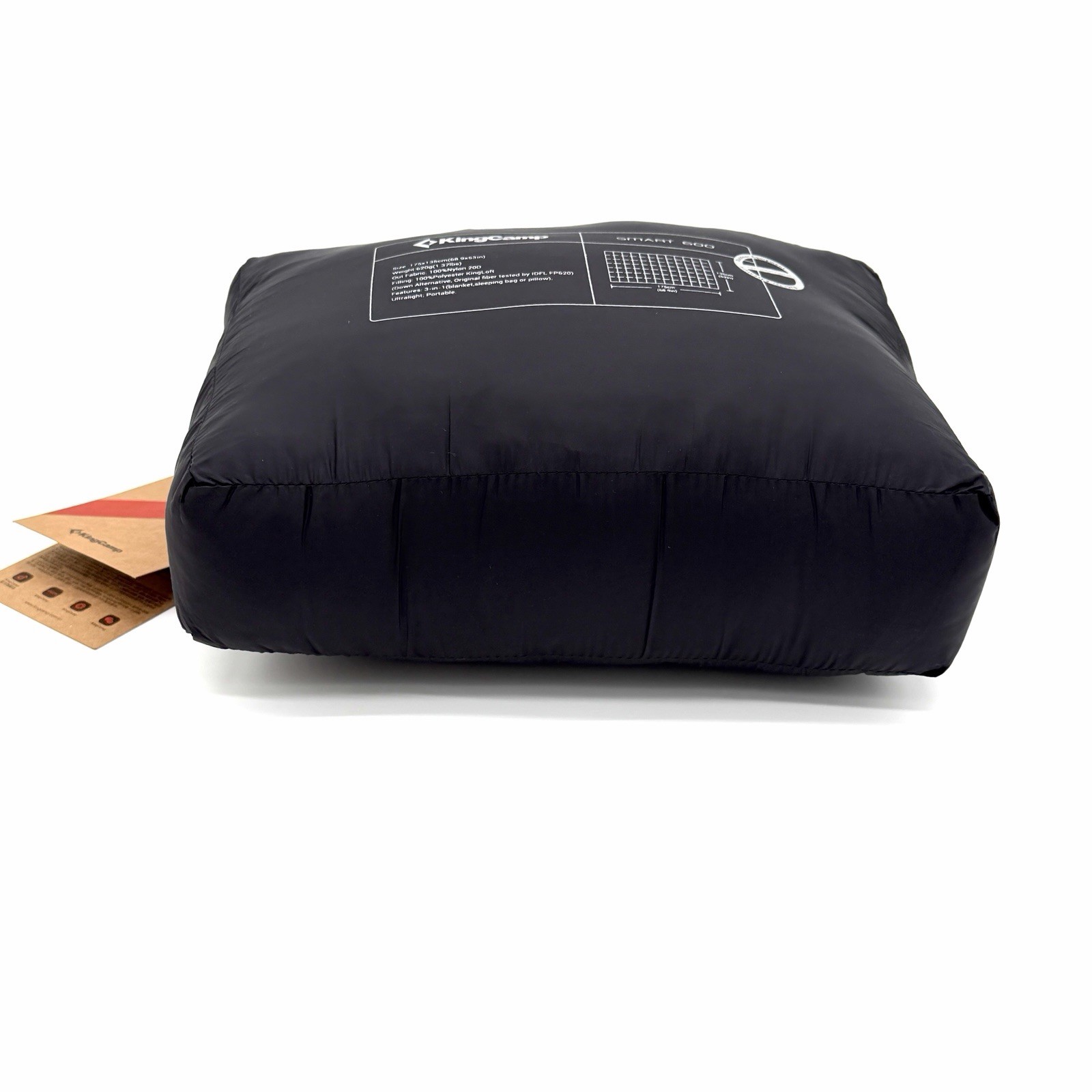 KingCamp Smart 600 Camping Blanket Ultralight Packable Down Alternative Wearable