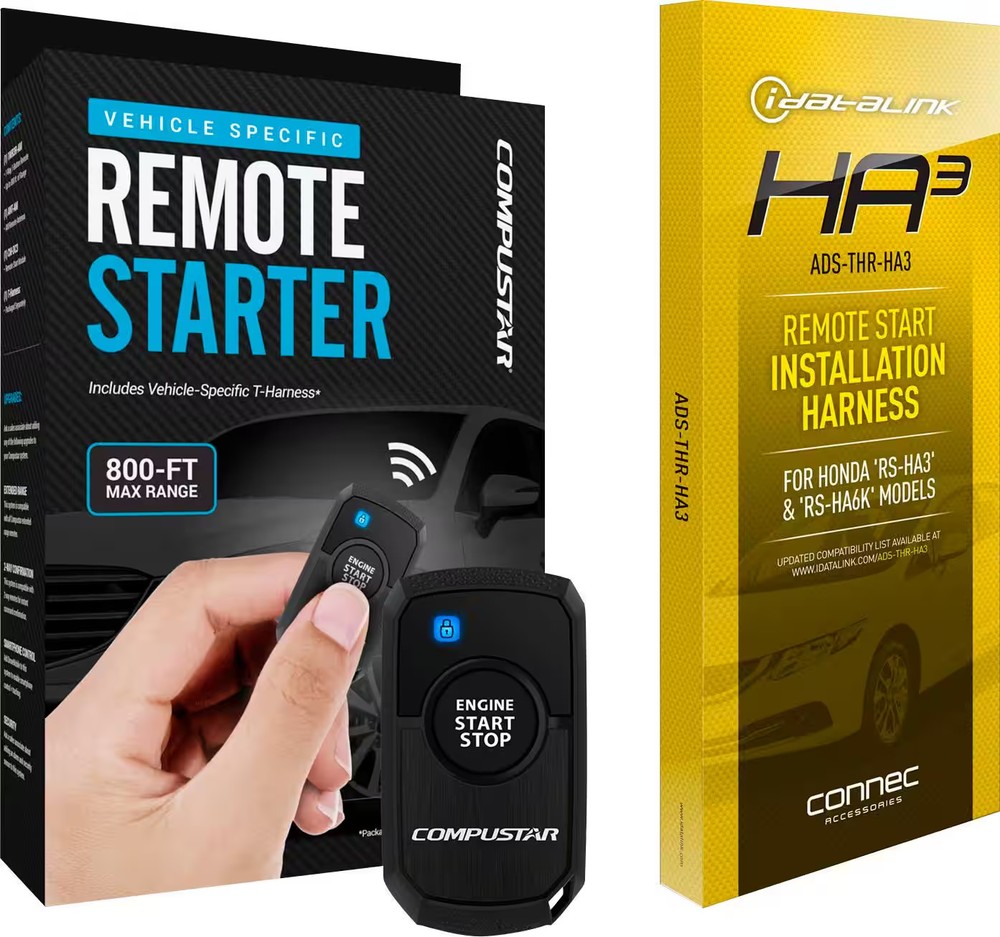 Compustar - Remote Start Installation Harness for Select 2008 and Later Honda...