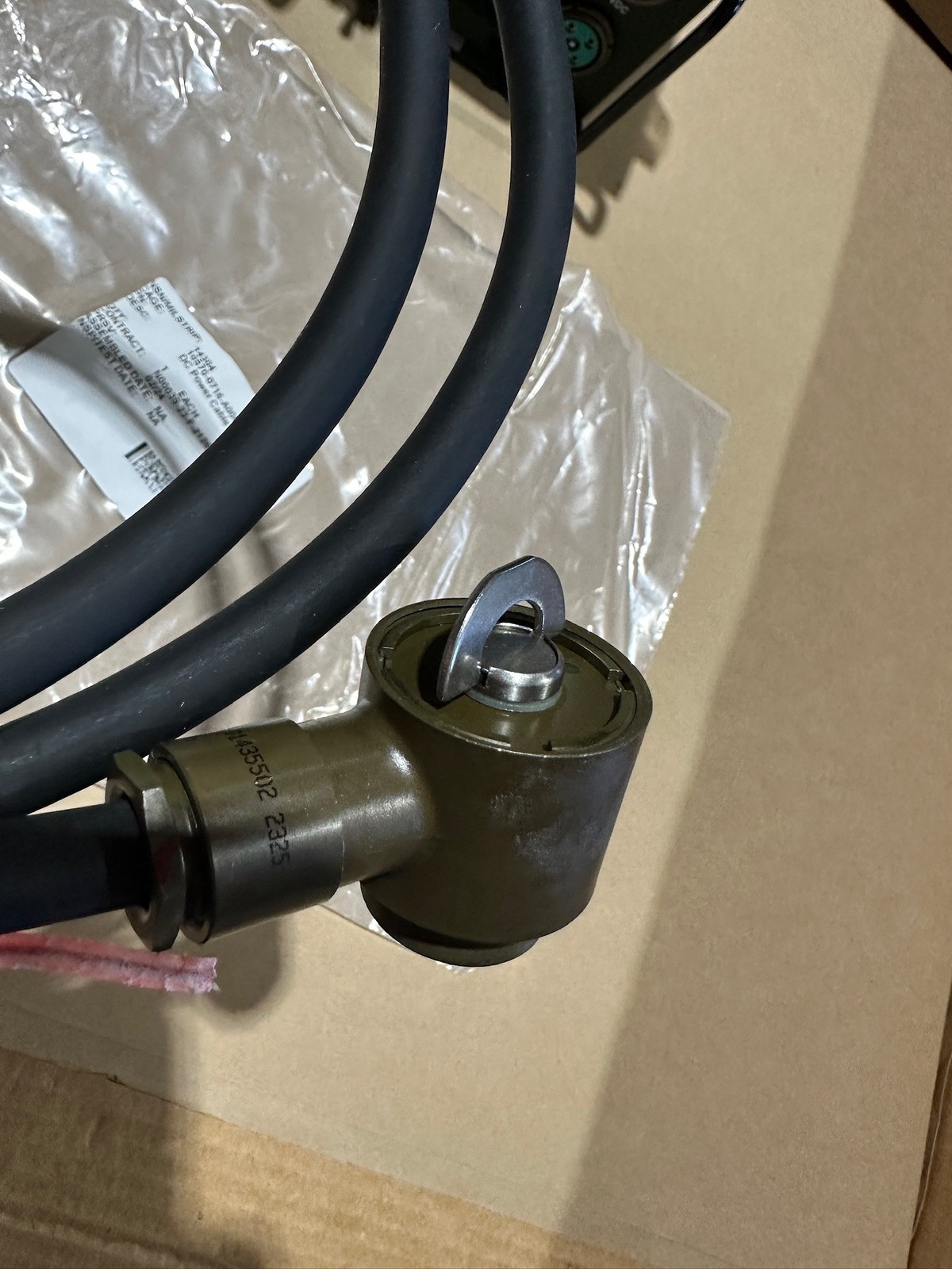 L3 Harris RF-5051-PS001 Power Supply w/ Vehicle Shock Mount & DC Power Cable