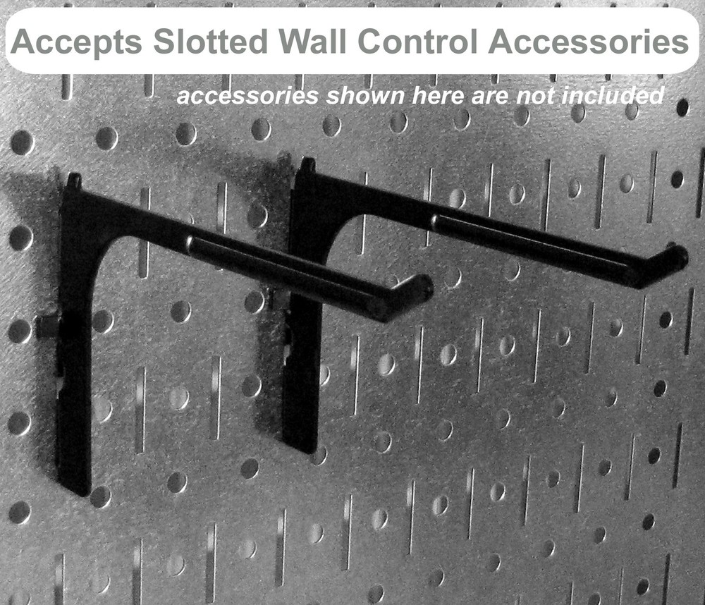 Pegboard 16"x32" Galvanized Metal Tool Board Panel for Wall Organization