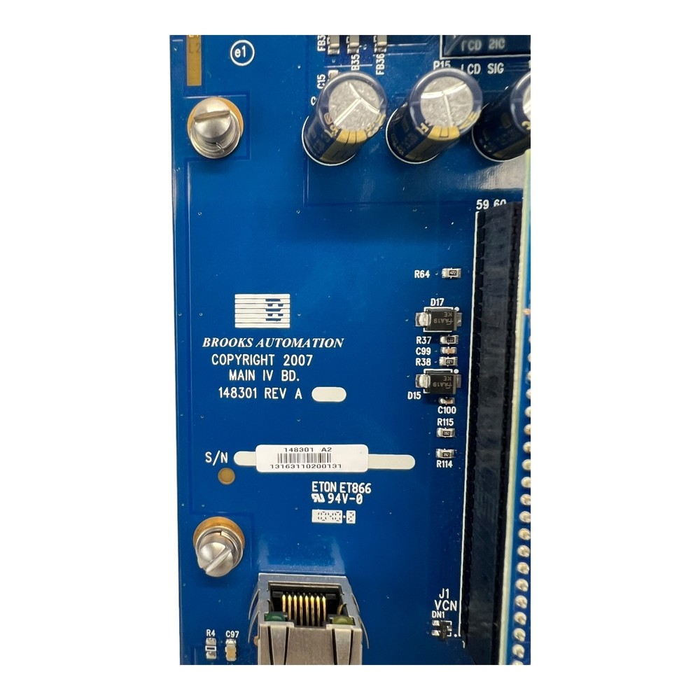 BROOKS AUTOMATION 148301 MAIN IV BOARD