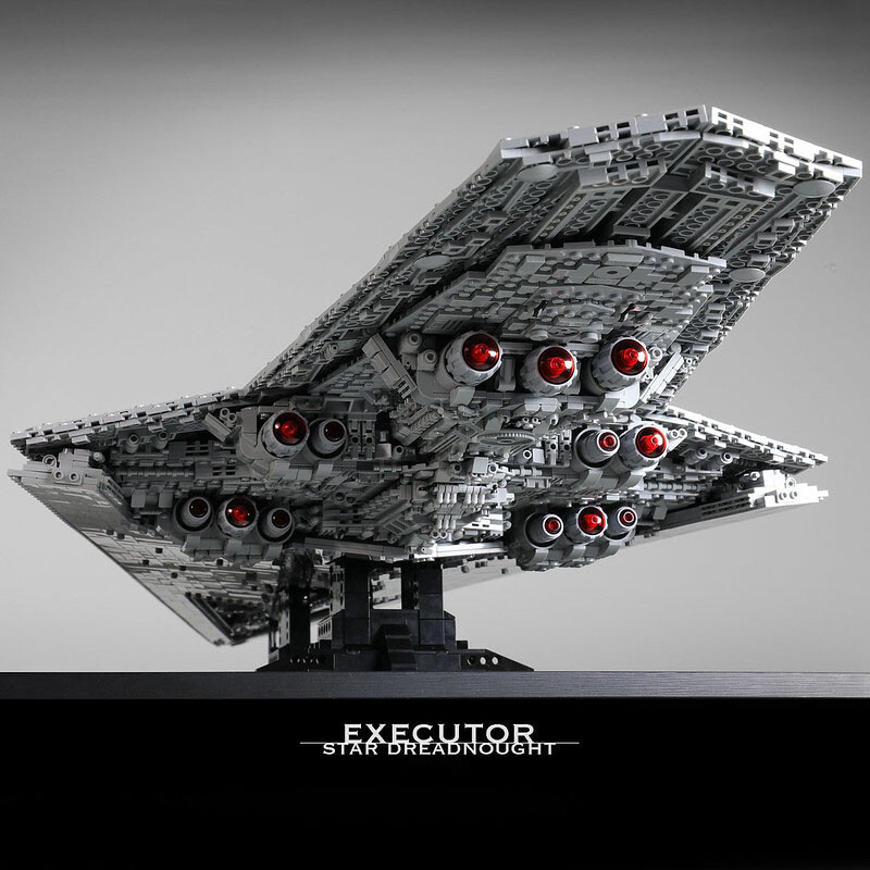 YOUFOY Executor class Star Dreadnoughts Ship 7284 Pieces Building Kit Set