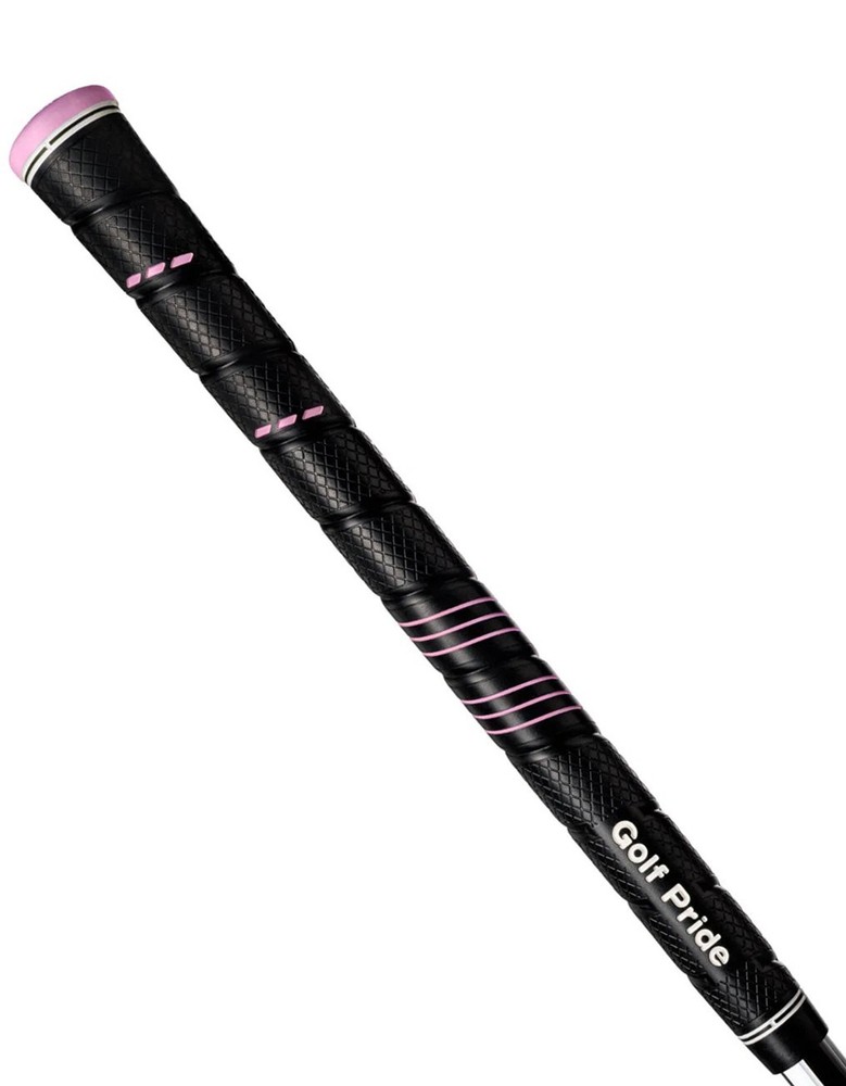 Golf Pride CP2 Wrap Undersize Black & Pink Golf Grips with Plus4 Technology