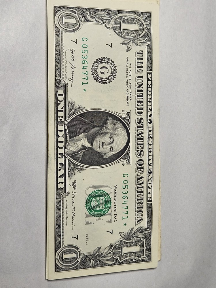 $1 *Star* Notes One Dollar Circulate Bill Note Random District Series & Year