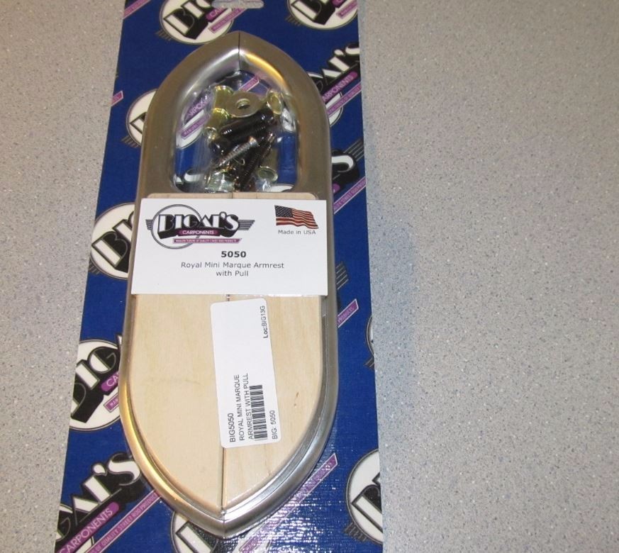 Big Al's 5050 - Royal Mini Marque Arm Rest with Pull