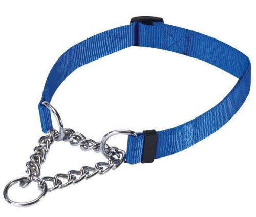 Guardian Gear Dog Martingale Chain Nylon Collar Adjustable Small Medium Large