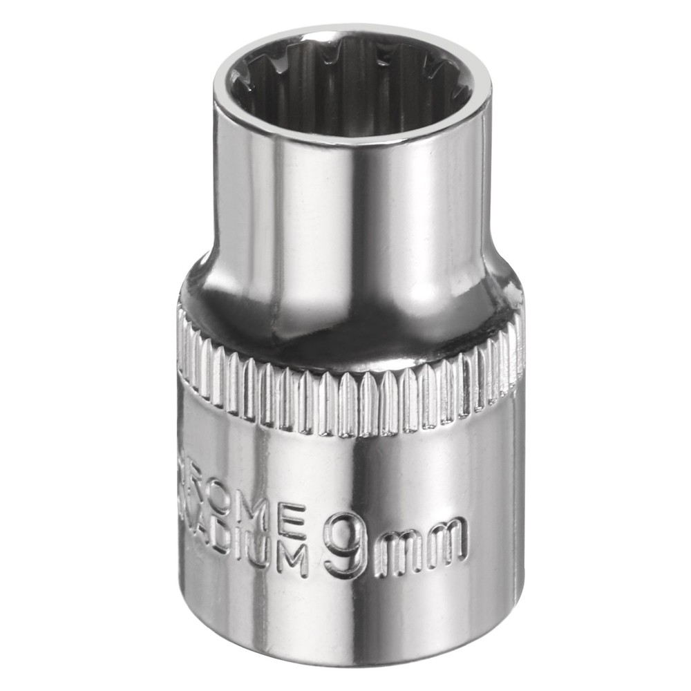 12 Points Socket 3/8" Drive 9mm Metric Shallow Impact Socket