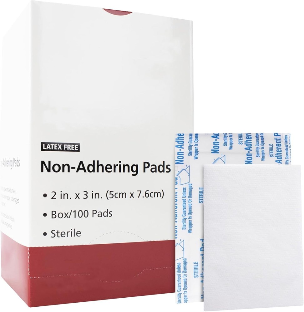 Non-Adherent Dressing, 2in X 3in, 100/Box