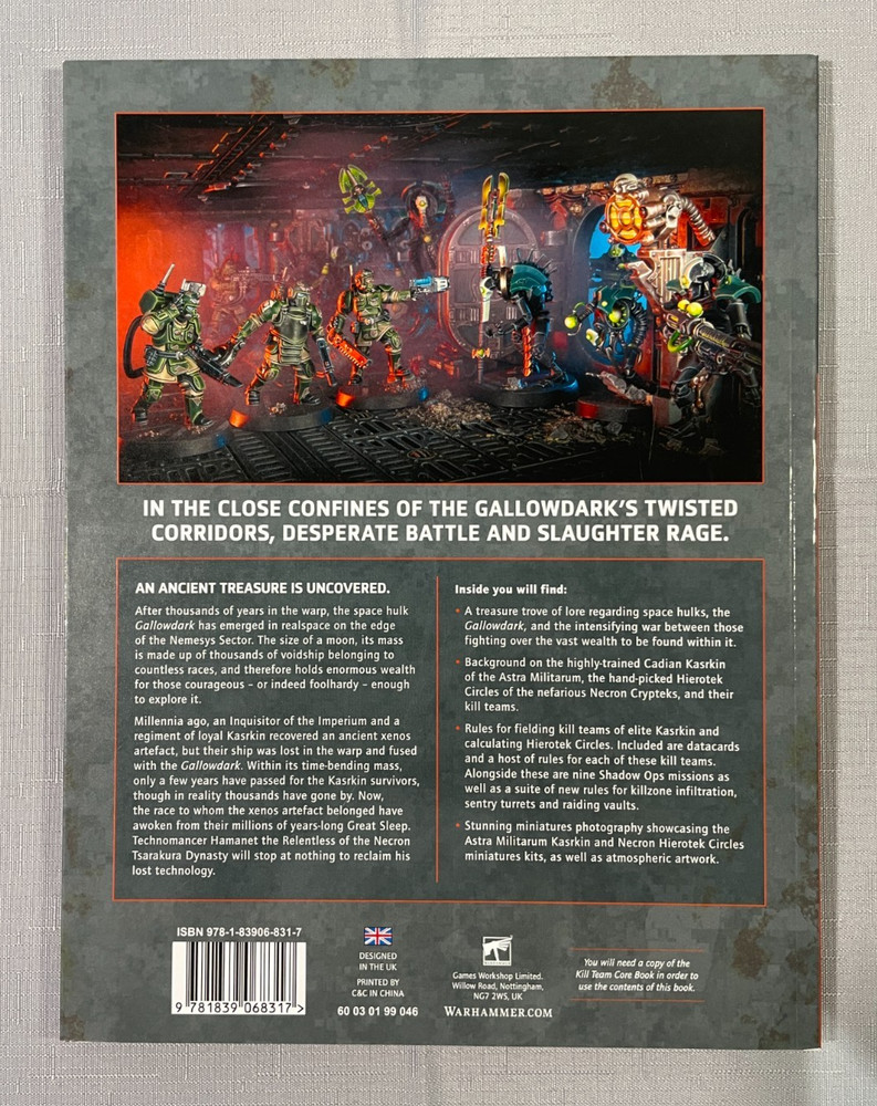 Warhammer 40K Kill Team Shadowvaults Rulebook Supplement Games Workshop