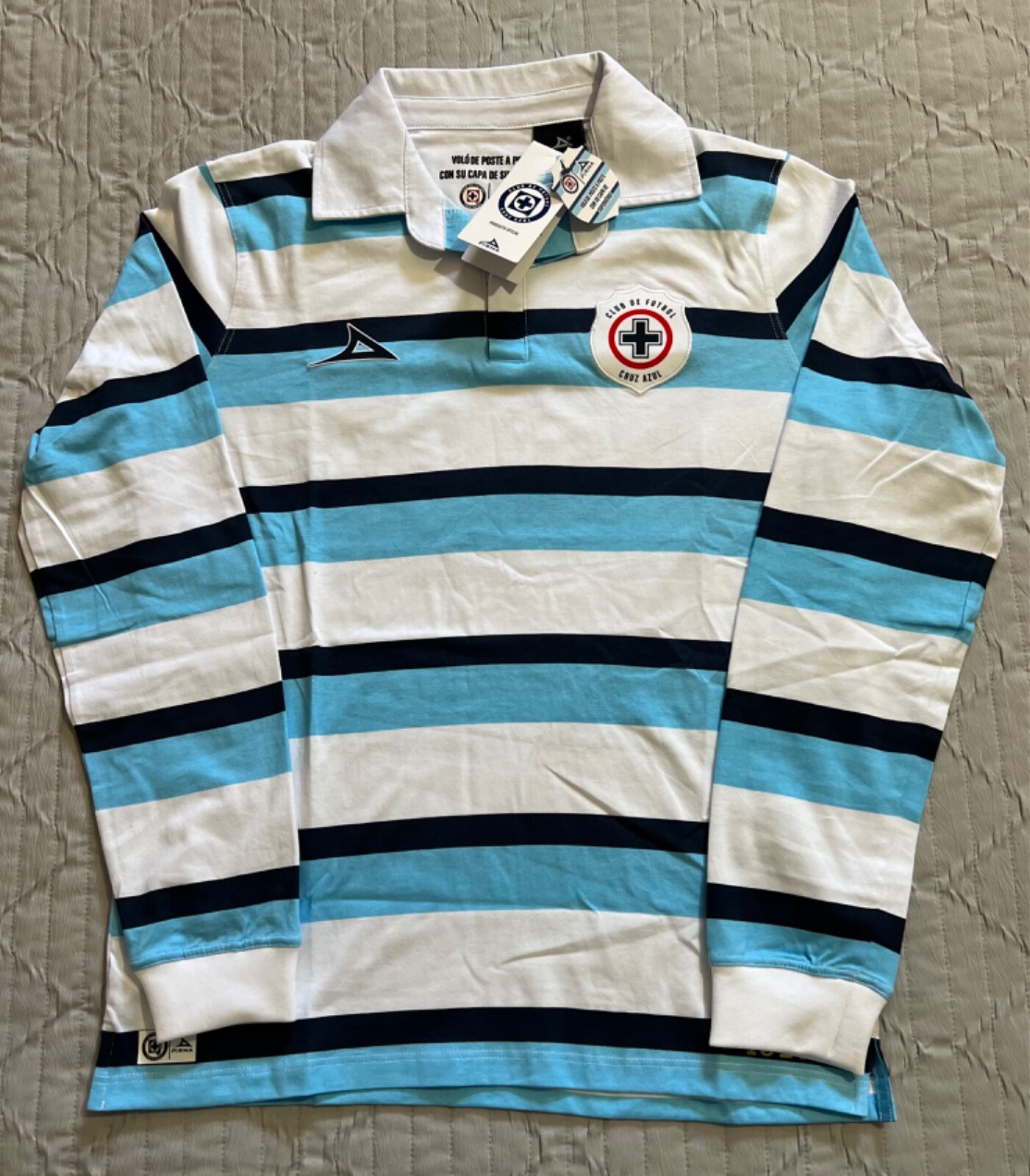 PIRMA PLAYERA CONMEMORATIVA CRUZ AZUL MEN’S EDICIÓN ILIMITADA MARIN