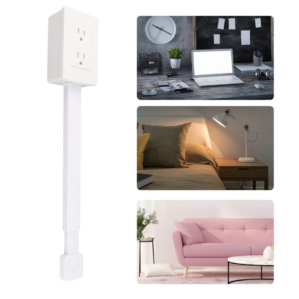 Power Socket Expander – 3 Prong 180° Rotating Outlet