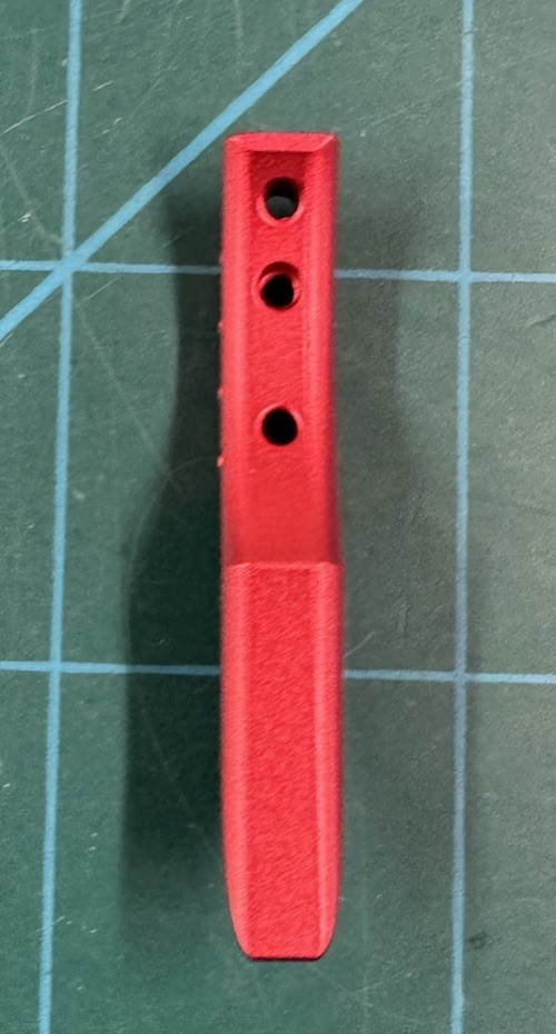 EXALT Planet Eclipse "Deuce" upgrade trigger. Dust red Aluminum. RARE!